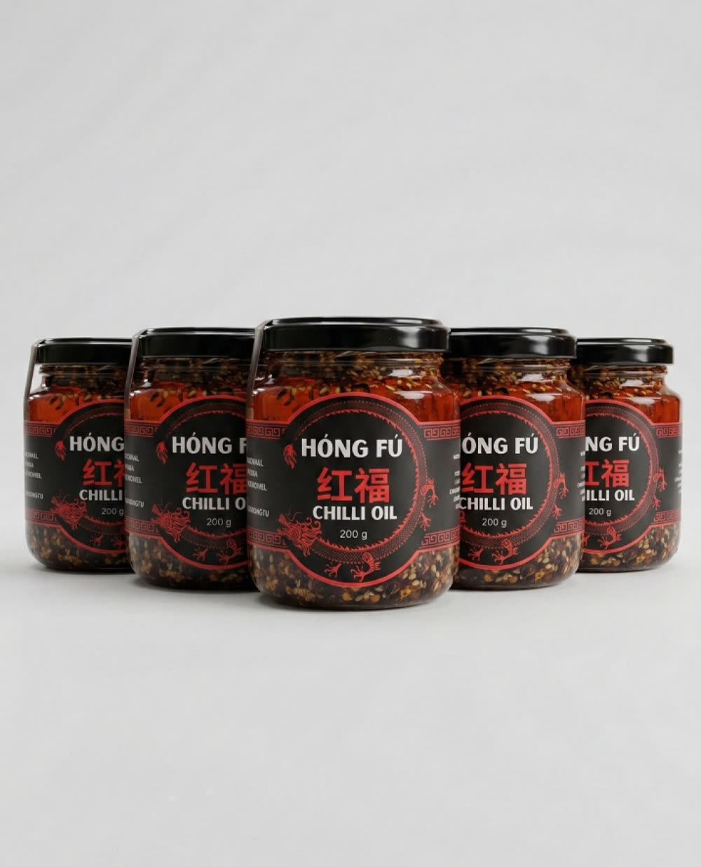 Kit Família · 5 x Chilli Oil Hóng Fú 200 mL